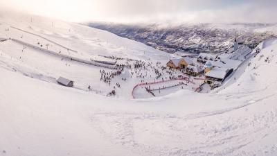 cardrona mountain header powder day